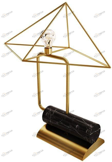 Porustudio Настольная лампа из латуни с фиксированным кронштейном White house sun-id-1414088