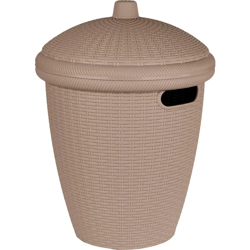 Корзина для белья Keeplex Rattan цвет морской песок STLM-2112256