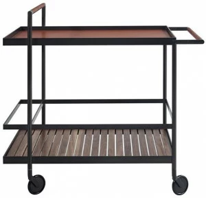 more Барная тележка из металла и массива ореха Harri