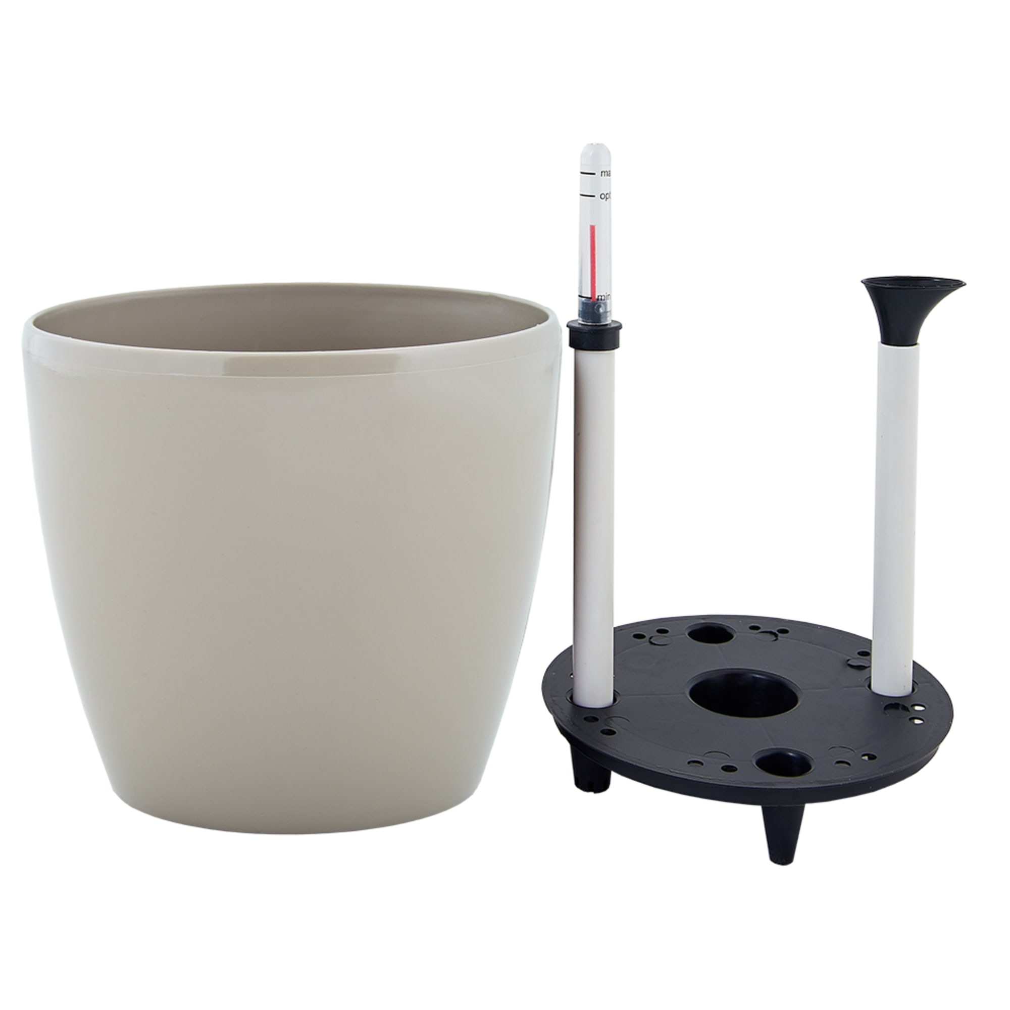 85649903 Горшок цветочный с автополивом ø29 h18 см v4.1 л пластик какао Santreyd 