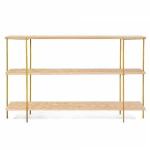 Стеллаж для книг золото, светлый дуб Florian gold INTELLIGENT DESIGN  260764 Бежевый