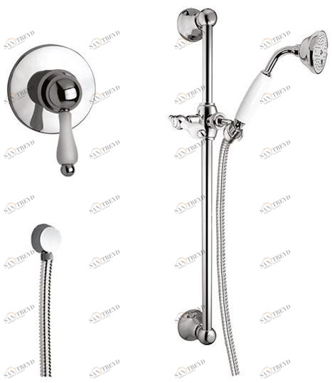 Rubinetteria Giulini Душевой набор с ручным душем Pragamix - pragamix crystal F7515ws