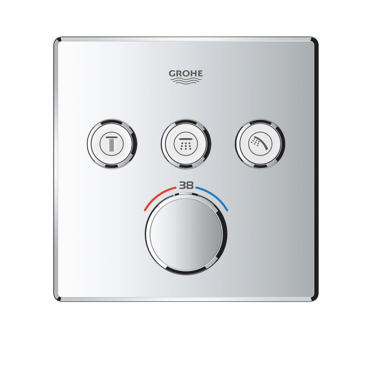 3-ходовой термостатический смеситель Grohe Grohtherm SmartControl ARCH-00128873 - Вид №7