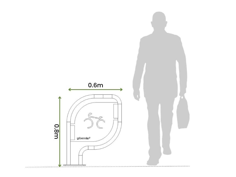 Стальная стойка для велосипедов Urbencéa KARA ARCH-00022792 - Вид №2