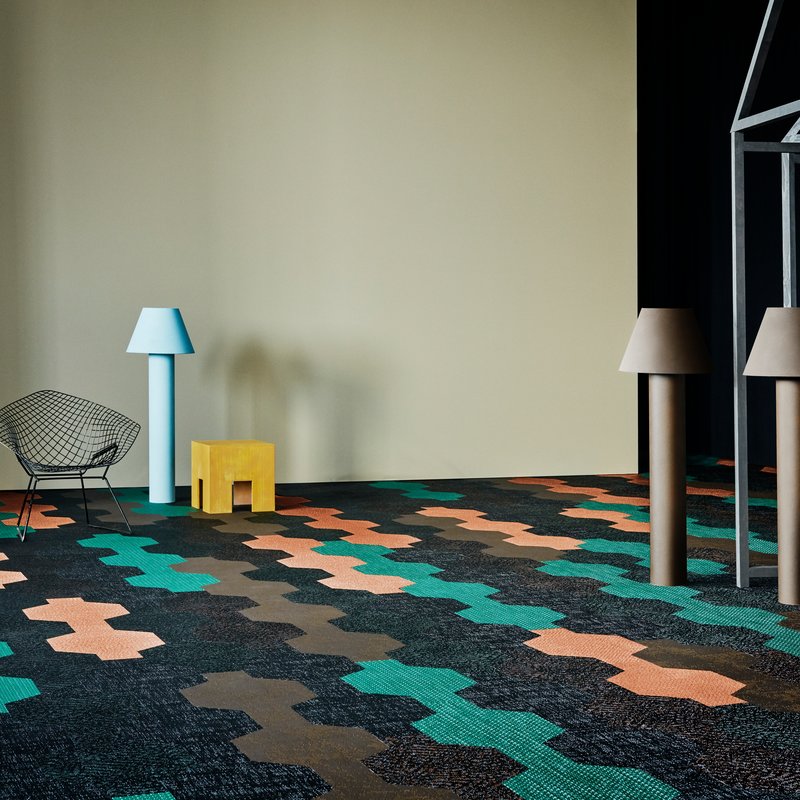 Bolon Diversity  Напольное покрытие виниловый пол Buzz Grass  - Вид №3