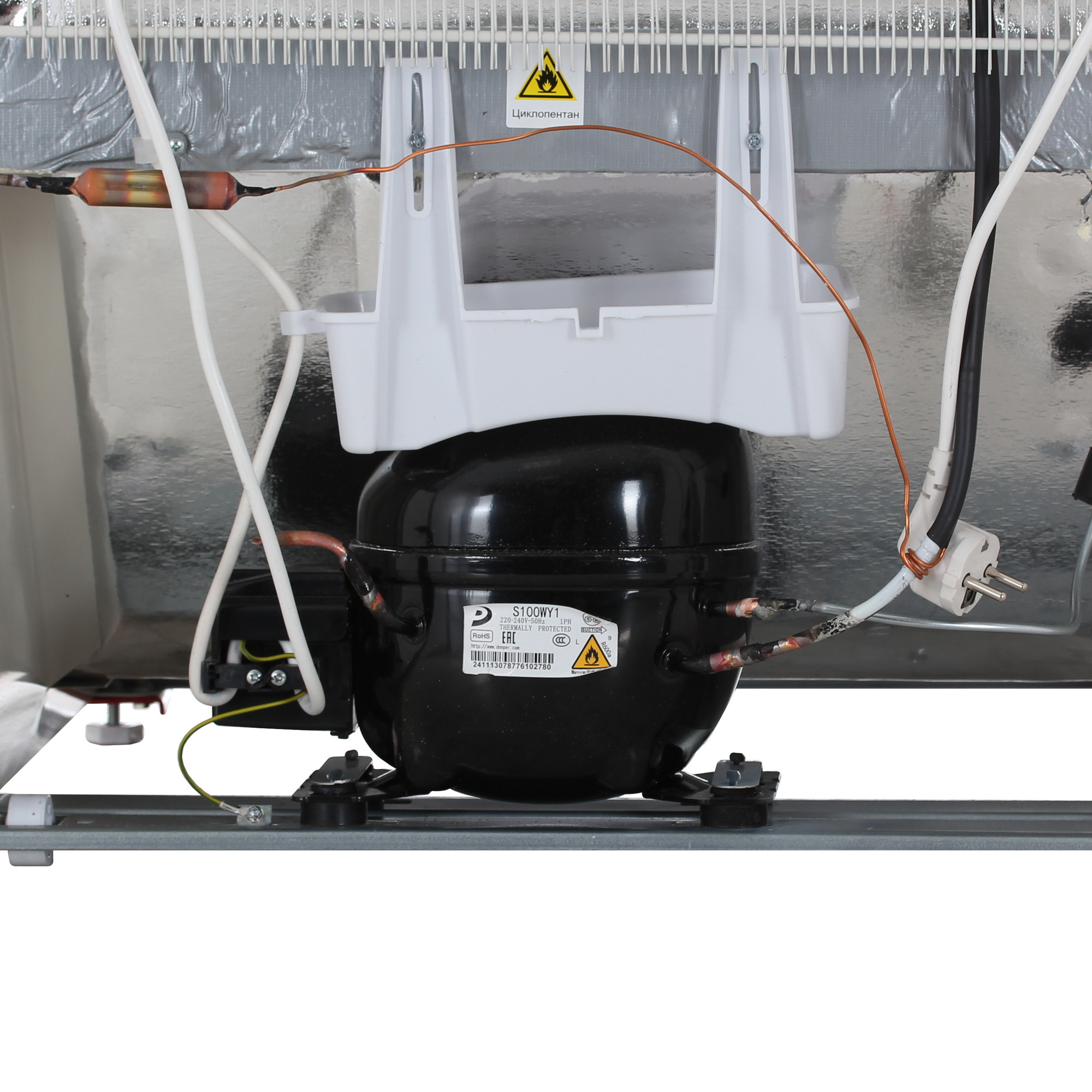 9185845 Холодильник с морозильником   Бирюса H960NF красный STDN-0115253 - Вид №11