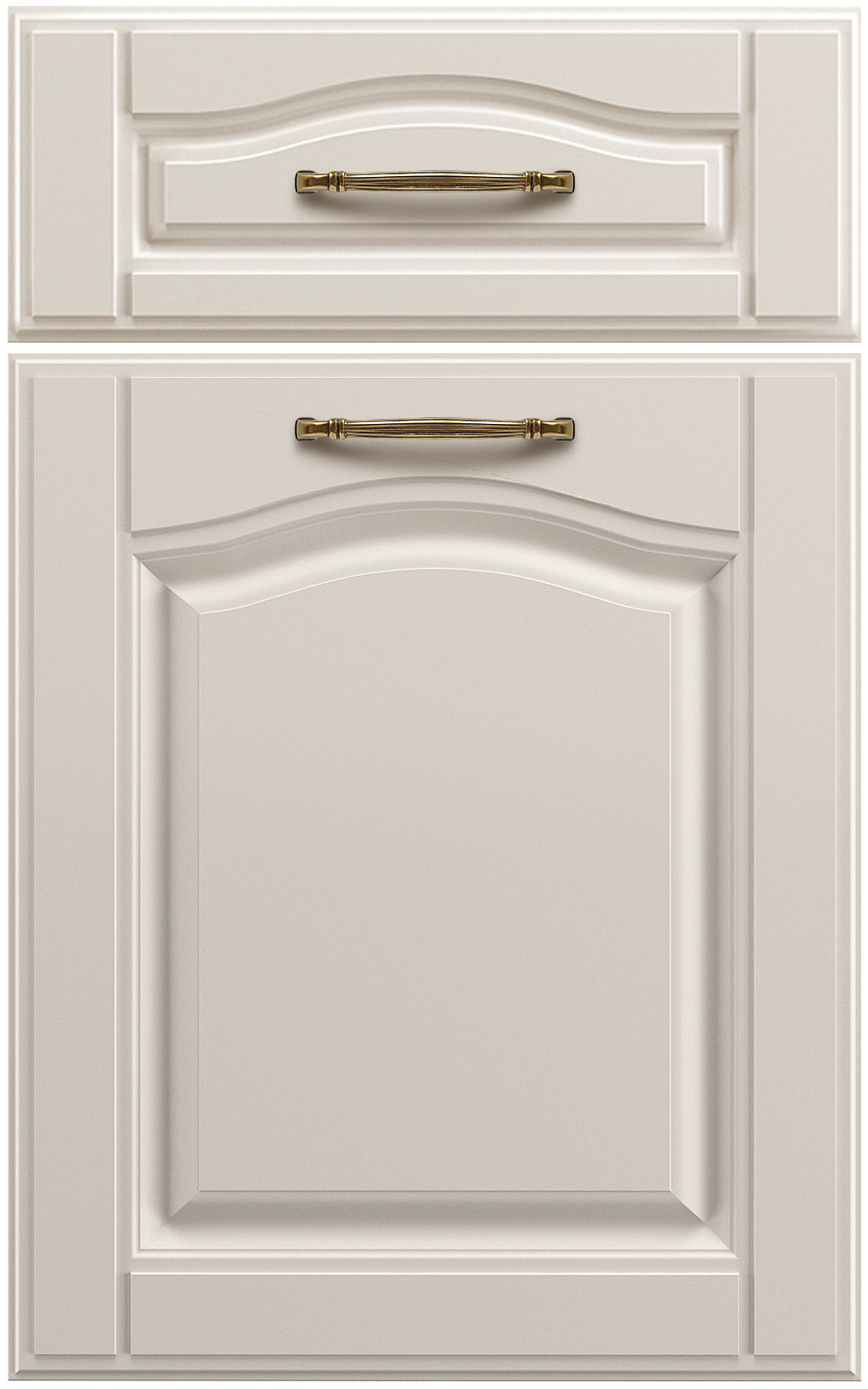 Фасады для кухни Кантри Фрезеровка «Оксфорд» 104 Бежевый бархат SIDAK SIST2571-4717