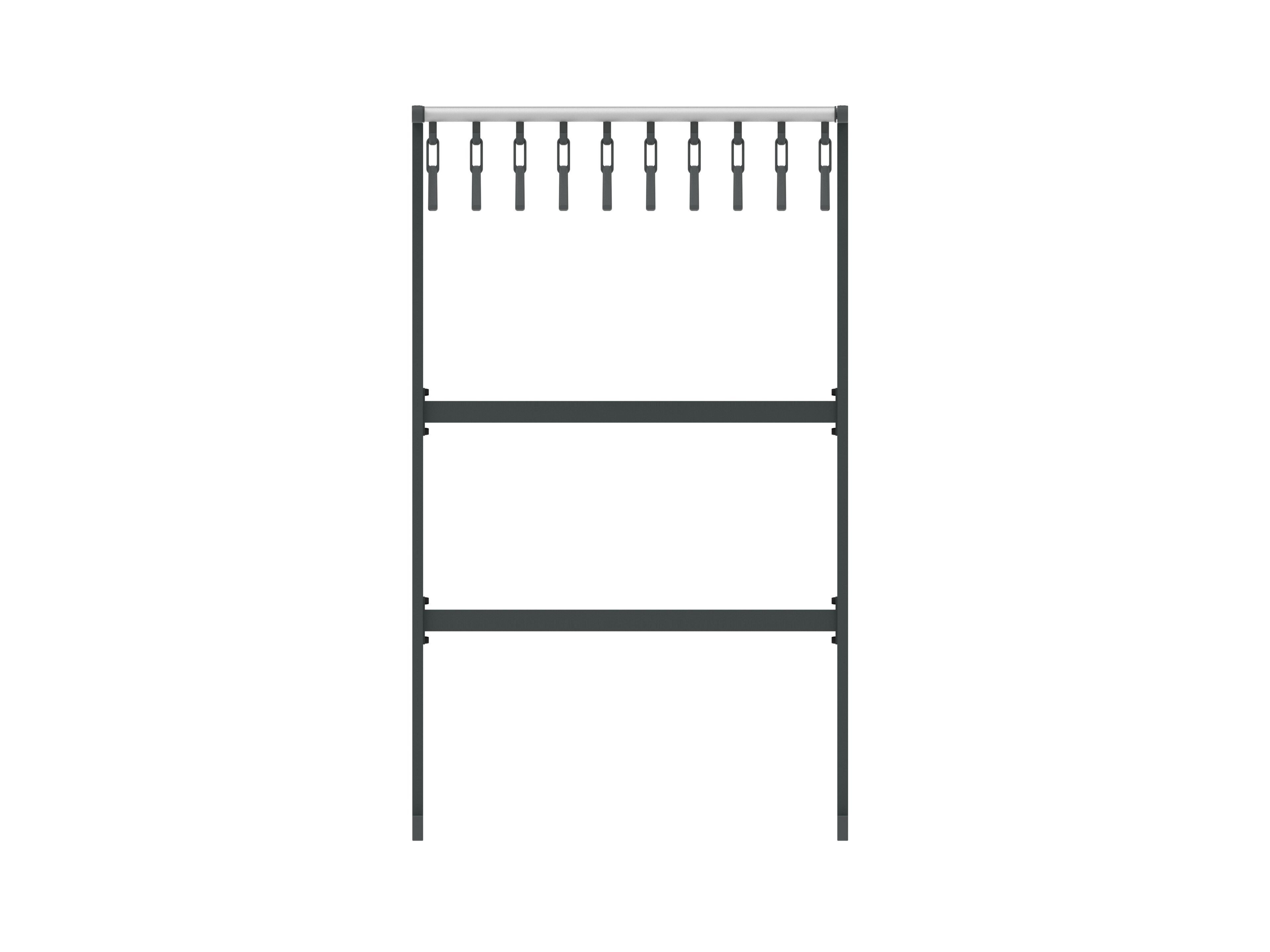 Стальная вешалка с порошковым покрытием с держателем зонта FUNCTIONALS Tertio ARCH-00065587 - Вид №1