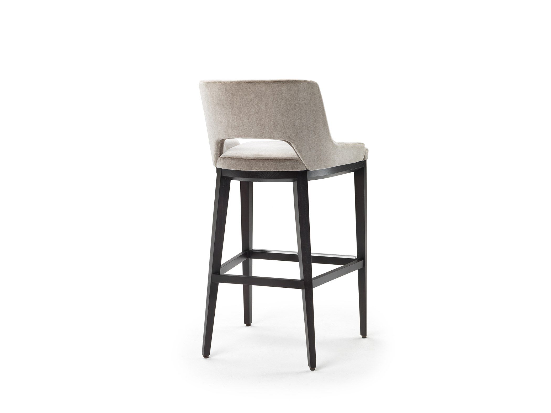 Тканевый барный стул с подставкой для ног со спинкой Marelli Grace ARCH-00059948 - Вид №1