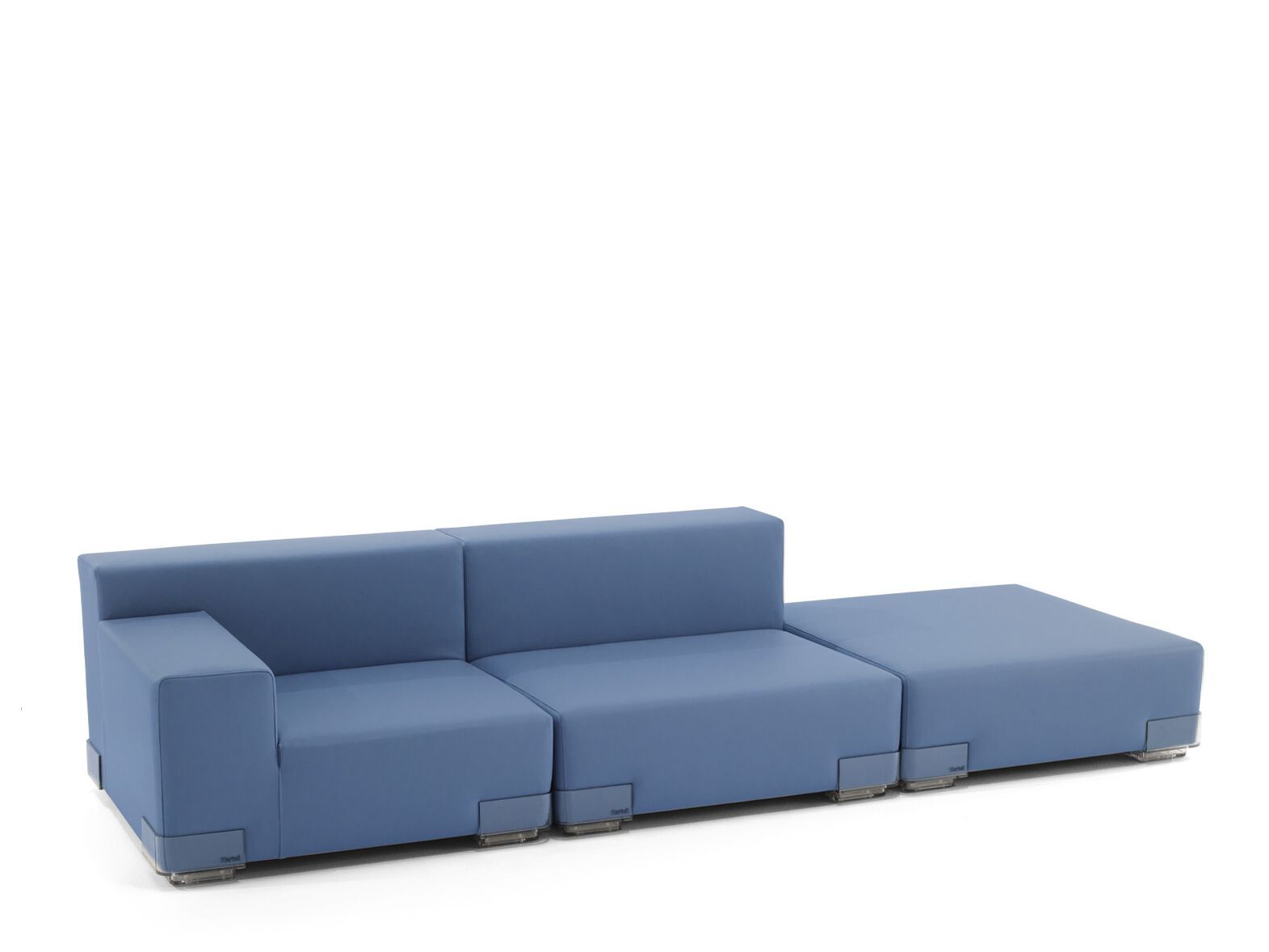 3-местный модульный съемный диван из искусственной кожи Kartell Plastics ARCH-00061055 - Вид №19