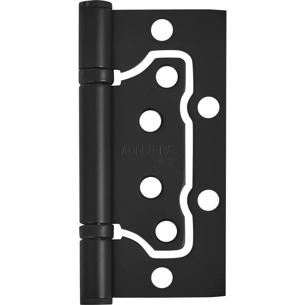 Петля дверная накладная 100x75x2.5 мм сталь цвет черный ADDEN BAU STLM-2162540 - Вид №2