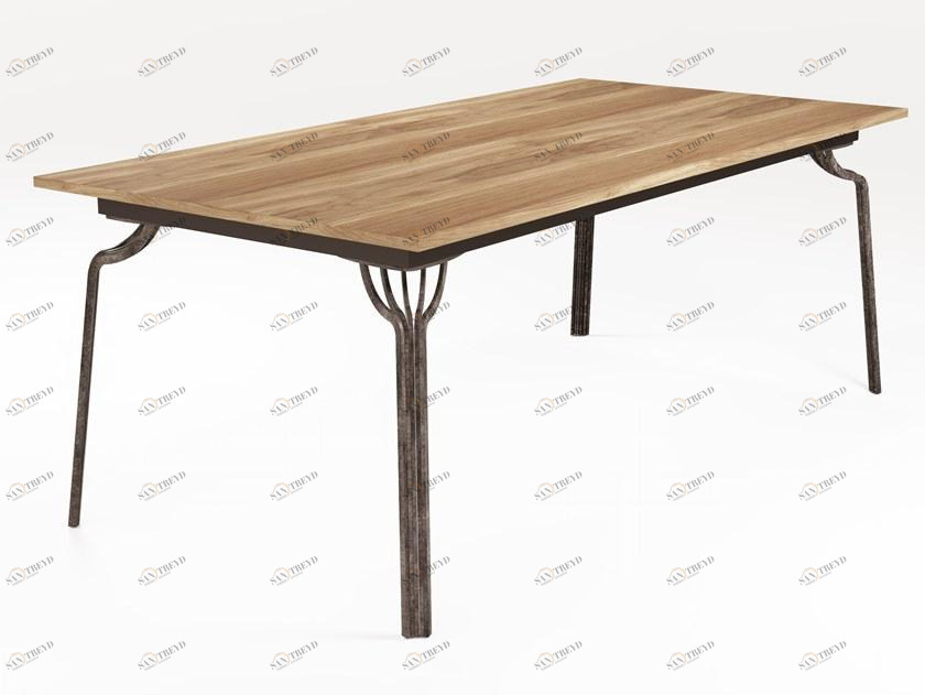 Barel Раскладной прямоугольный обеденный стол из дерева sun-id-1400604