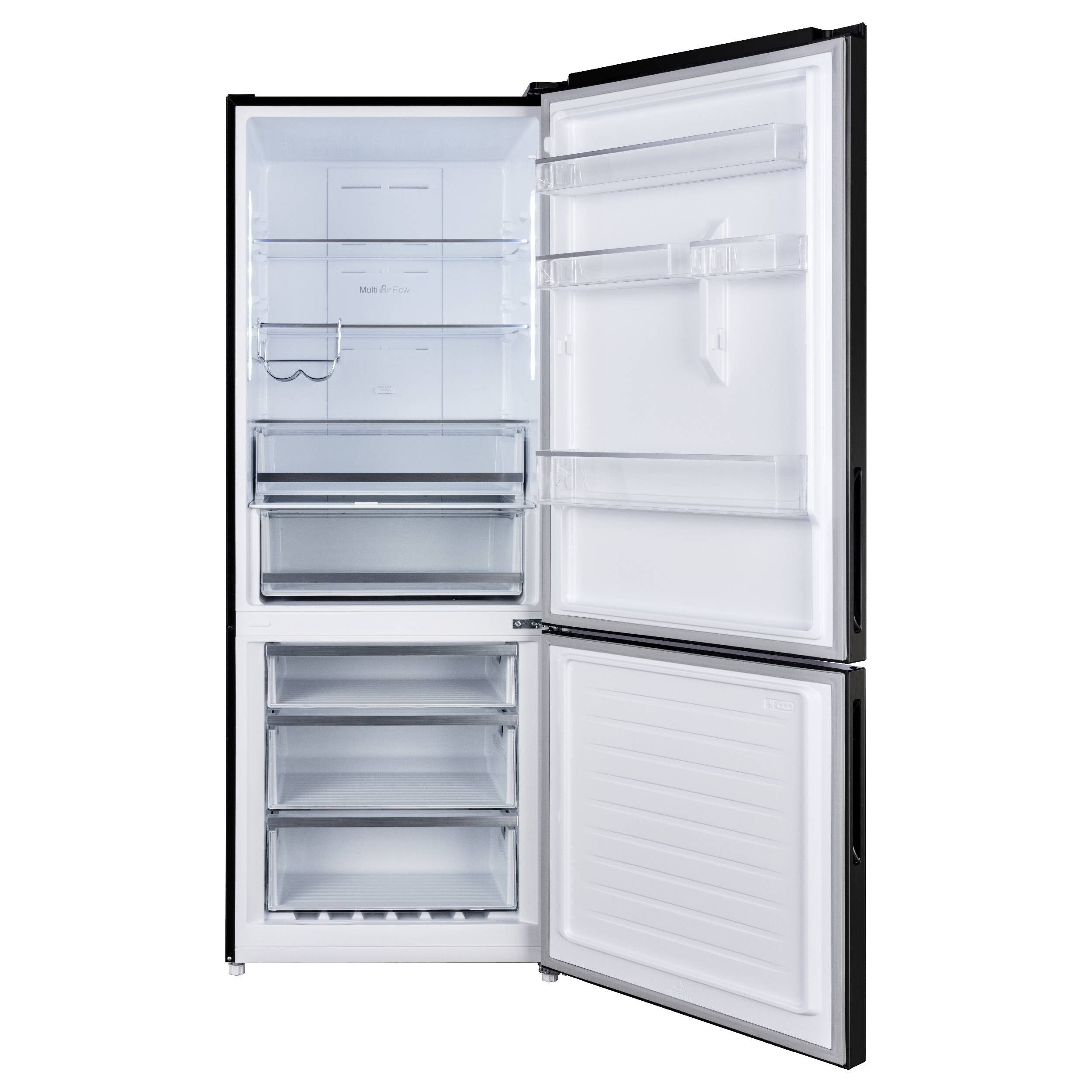 9158177 Холодильник с морозильником   Korting KNFC 72337 XN черный STDN-0140241 - Вид №1