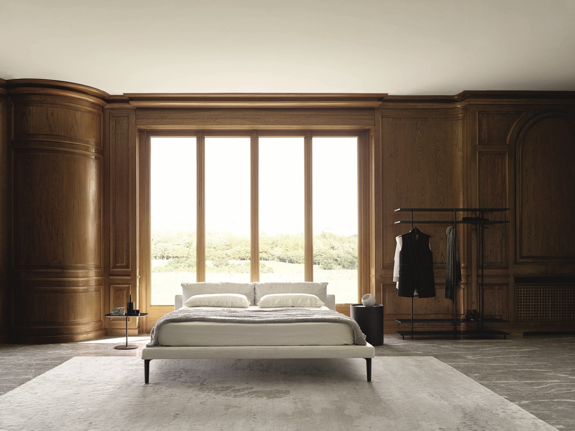 Двуспальная кровать из ткани Living Divani Floyd ARCH-00101550 - Вид №5