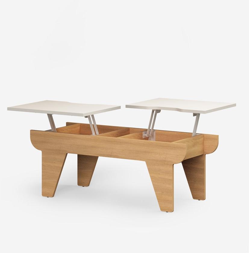 Mikomax Smart Office Лакированный журнальный столик с вещевым ящиком Chillout sun-id-1351319 - Вид №1