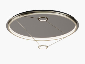 Металлический светодиодный потолочный светильник с регулируемой яркостью