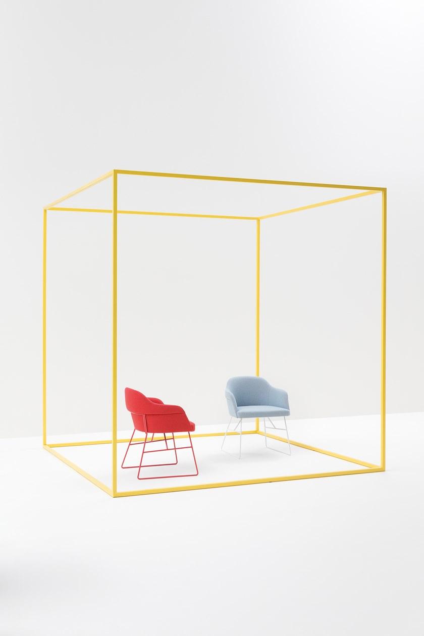 Billiani Кресло из ткани с подлокотниками Spy 652 - Вид №2