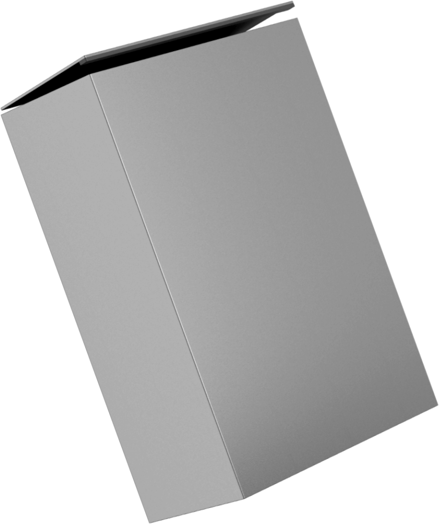 P785-S Настенное санитарное ведро из нержавеющей стали объемом 5 л