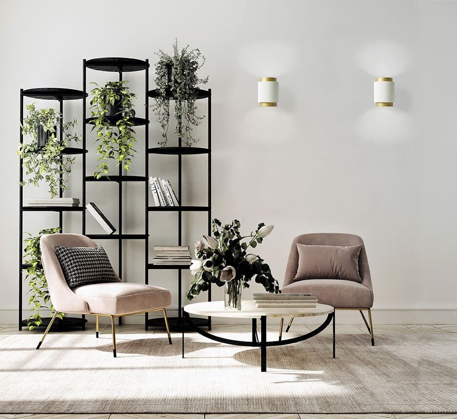 Гипсовая настенная лампа Tecnico SYME TONDA ARCH-00145862 - Вид №7