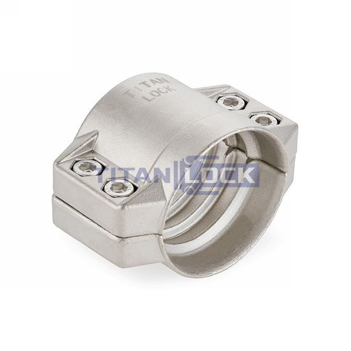 Усиленный 4-х болтовый хомут, алюминий, TL19X6AL TITAN LOCK  - Вид №1