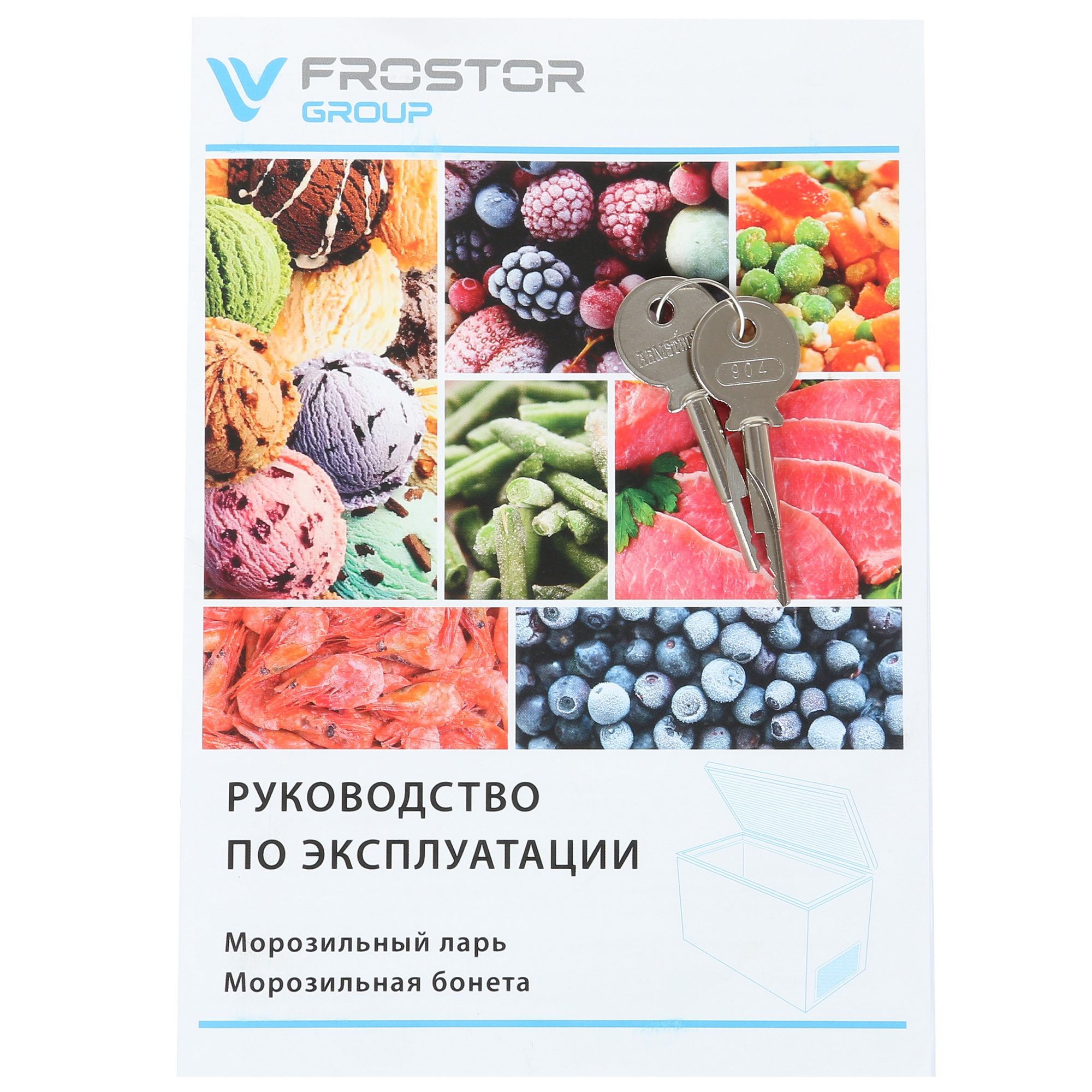 1229619 Морозильный ларь Frostor Gellar FG 775 E белый, красный STDN-0051407 - Вид №7