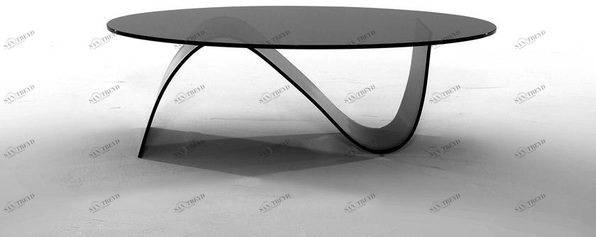 Tonin Casa Круглый стеклянный журнальный столик sun-id-1352604