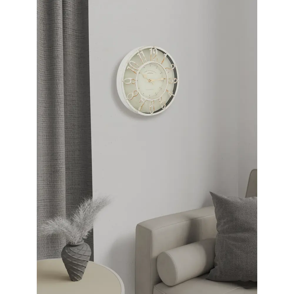Настенные часы DREAM RIVER DMR — элегантный белый циферблат 30 см 84241246 ЧАСЫ НАСТЕННЫЕ STLM-0047485 - Вид №5