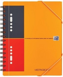 487232 Бизнес-тетрадь "International MeetingBook" A5+, 80 листов в линейку Oxford