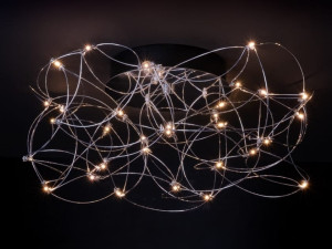 Металлический светодиодный потолочный светильник