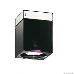 Fabbian D28G02 02 chr/nero потолочный светильник черный