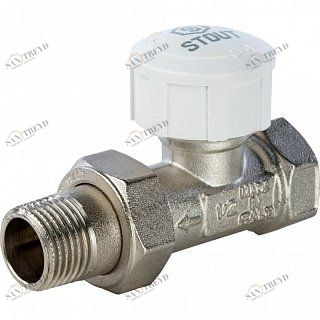 Клапан термостатический прямой STOUT 1/2" SVT0001000015