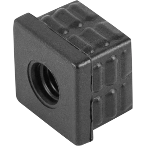 Подпятник для пластиковых ножек 25 мм резьба М10 пластик 4 предмета цвет черный