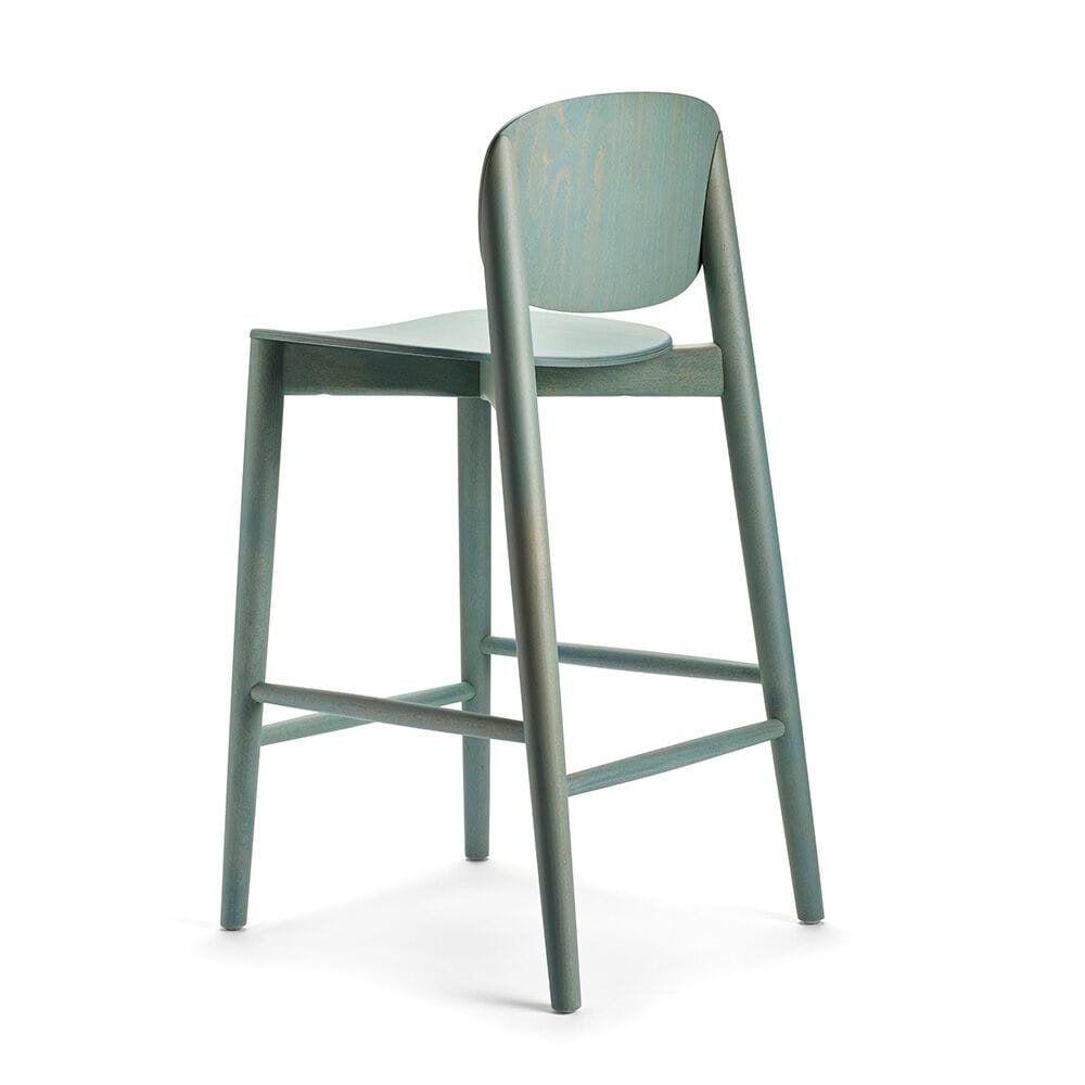 Высокий стул из массива дерева со спинкой Infiniti Harmo ARCH-00117295 - Вид №2