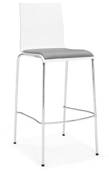Casala Барный стул из меламина с подставкой для ног Noa barstool 762/02-03 - Вид №1