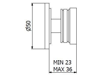 Встраиваемая боковая насадка для душа IB Shower &amp ARCH-00064682 - Вид №2