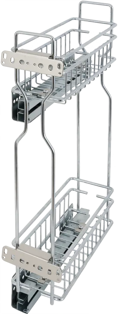 Santreyd Jet - выдвижная хромированная корзина с доводчиком для кухонного шкафа 83869564