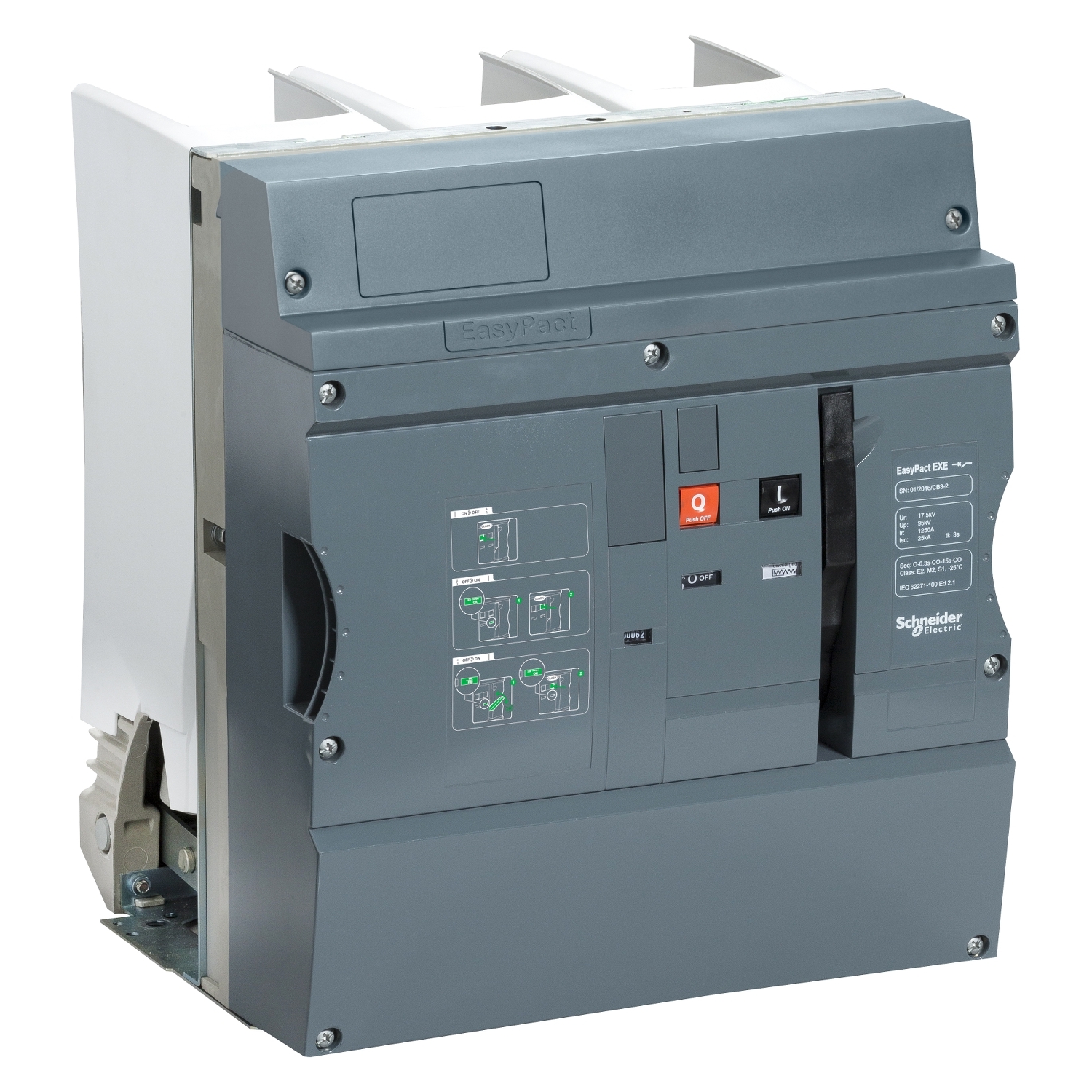 EXE123108A2B Базовый стац. EasyPactEXE 10/31,5/800/145 Schneider Electric EasyPact EXE 