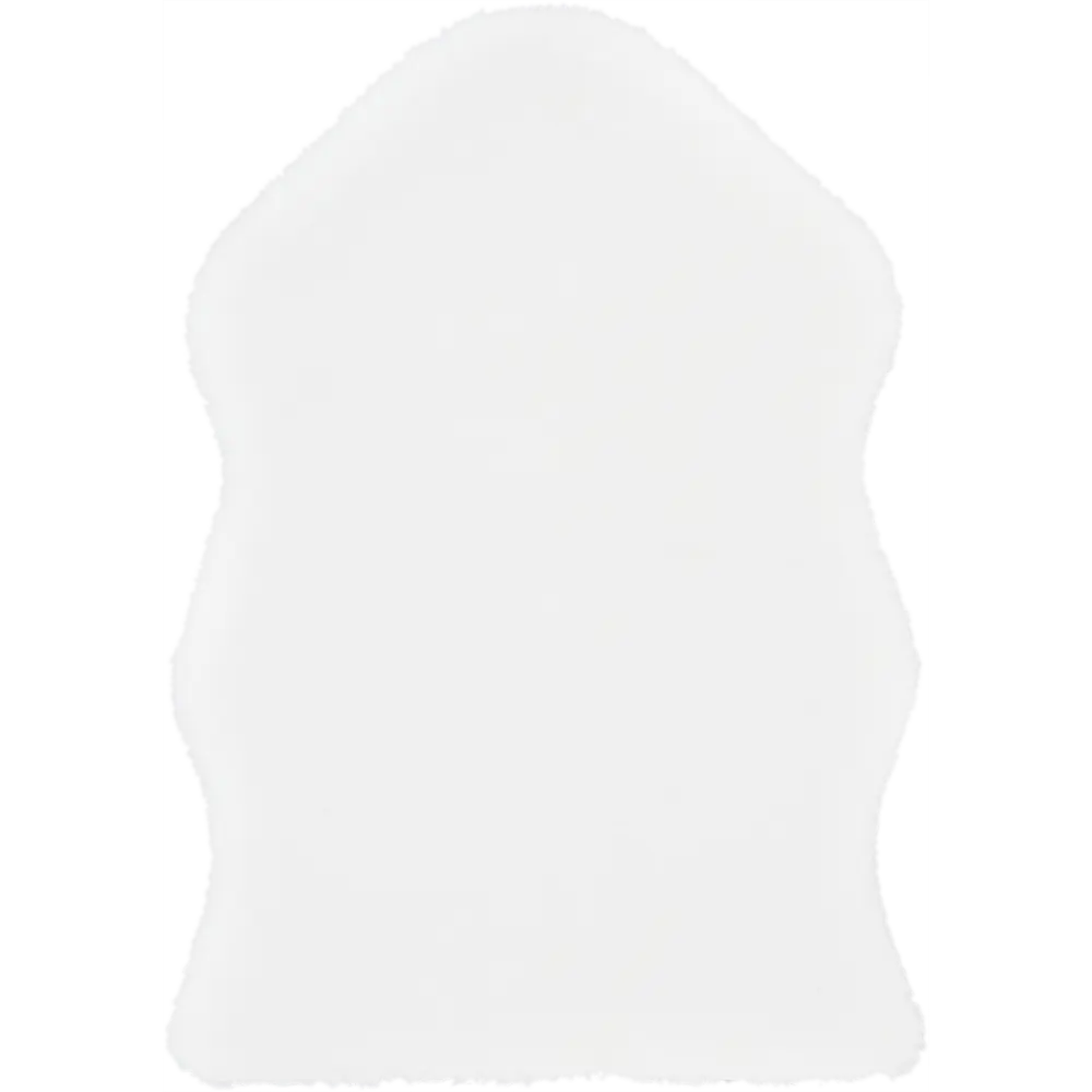 Шкура искусственная полиэстер 55х80 см цвет белый CTIM STLM-2170343