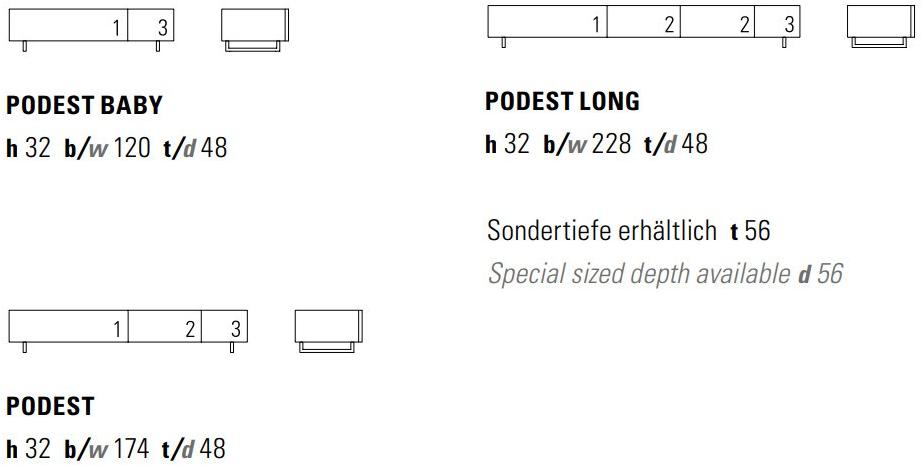 ZEITRAUM Скамья / буфет из массива дерева sun-id-1373483 - Вид №7