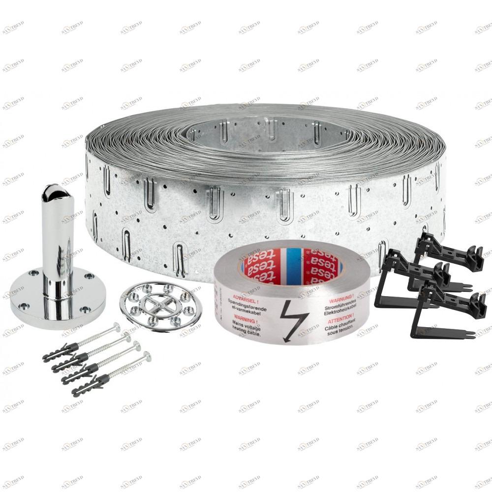 DANFOSS 98805195 - ФИТИНГИ ДЛЯ ПОЛОТЕНЦЕСУШИТЕЛЯ, ХРОМ, 20 Вт/40 Вт/60 Вт NE 