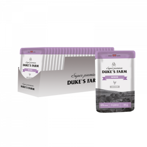 ПР0041281*24 Корм для кошек DUKE"S FARM для пожилых кошек, курица конс. пауч 85г (упаковка - 24 шт) DUKE'S FARM