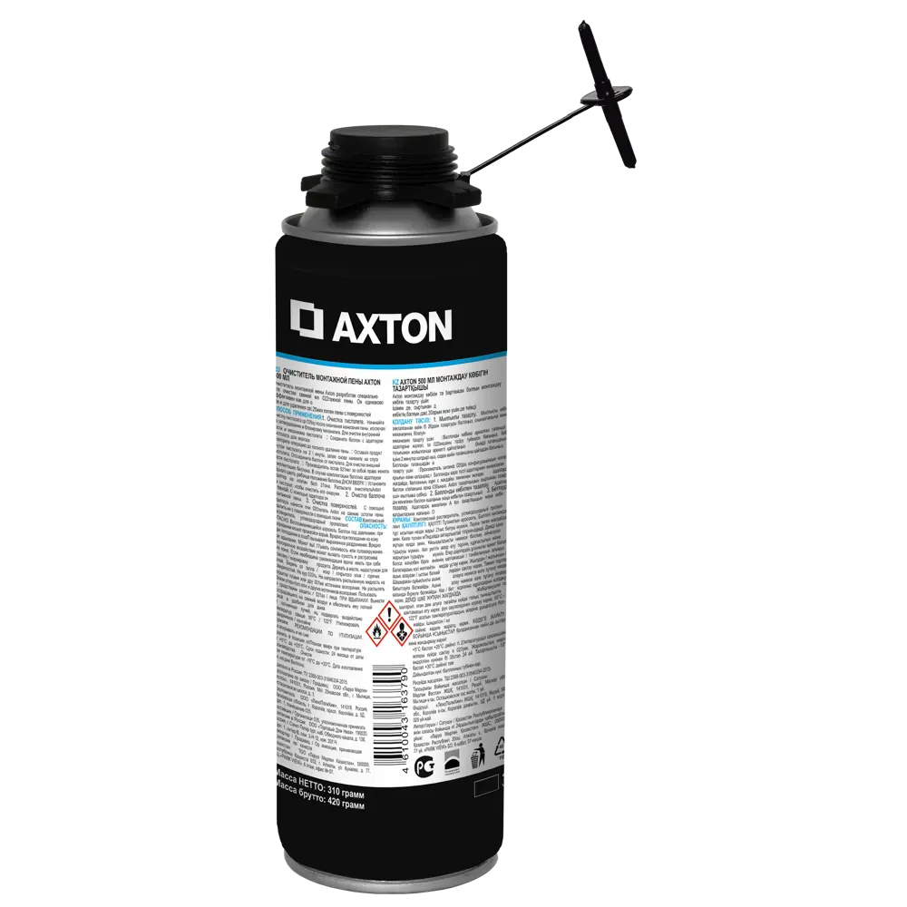 Очиститель монтажной пены 500 мл Axton STLM-2063787 - Вид №1