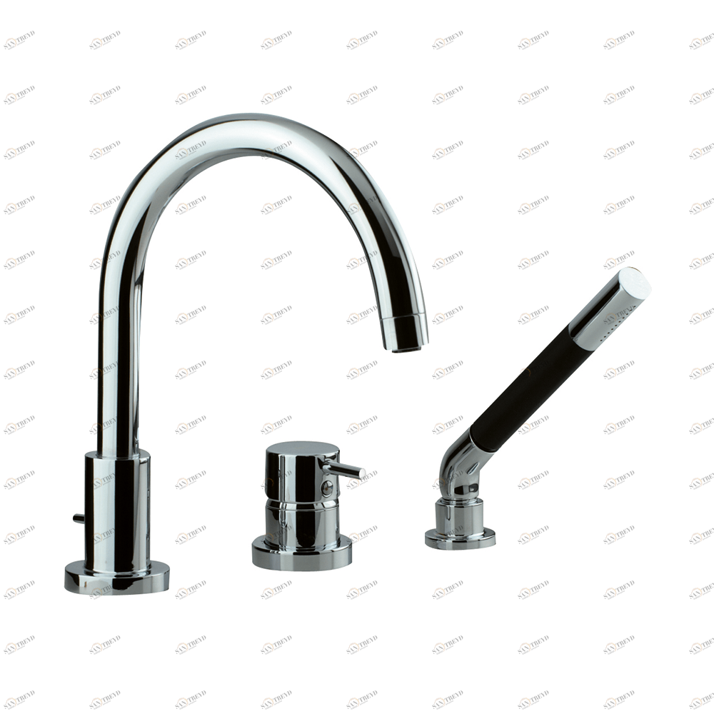 Смеситель на борт ванны с изливом, 3 отв Cisal LN001260