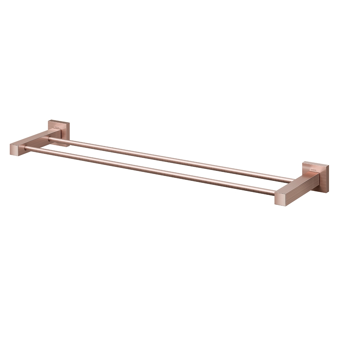 00641869 Двойная вешалка для полотенец из полированного золота Docol SQUARE