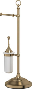 STI 533 Стойка с 2-мя аксессуарами для туалета 80 cm 3SC STILMAR ANTIQUE BRONZE
