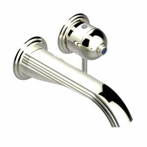 U7B-6541B Trim only for Built-in basin mixer with spout (two x 1/2'' inlets and one 1/2'' outlet), without waste Thg-paris Trocadéro с лазуритом Никель