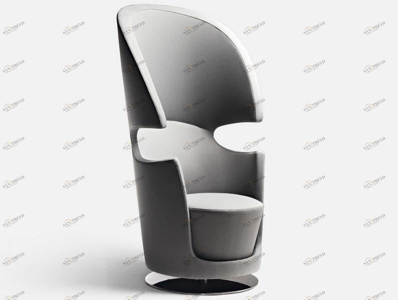 La Cividina Кресло из ткани с высокой спинкой Folies bergere sun-id-1382113