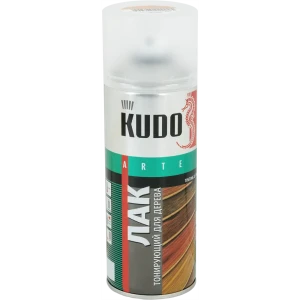 Лак тонирующий для дерева Kudo акриловый цвет дуб 520 мл