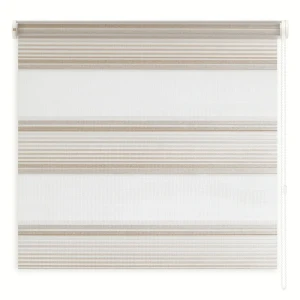 Штора рулонная день-ночь Verona 120x250 см белая 89071376 STLM-2204233