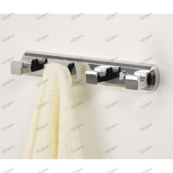 Кронштейн настенный 4 крючка 23,5 см WasserKRAFT Lippe 6574 sun-id-561586